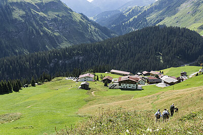 Abstieg zum Hotel