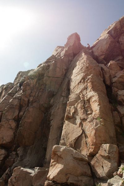 Felswand in Kullaberg, Schweden